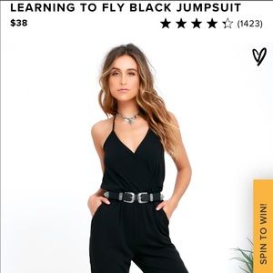 Lulu’s Halter Jumpsuit New with Tags